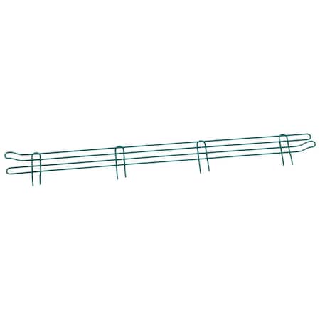 Global Industrial Nexel Wire Ledge, 48 x 4, Green AL448GZ